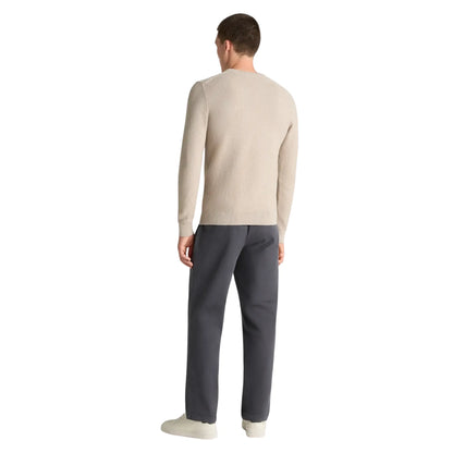 Buy Remus Uomo Stone Textured Long Sleeve Jumper | Crew-Neck Jumperss at Woven Durham
