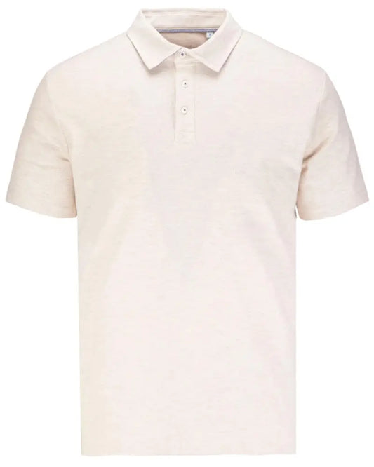 Buy Guide London Textured Polo - Pink | Short-Sleeved Polo Shirtss at Woven Durham
