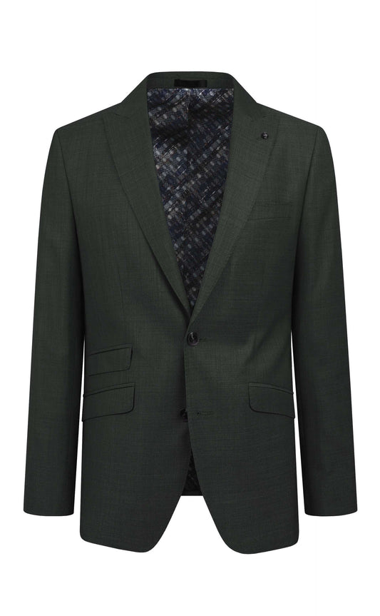 Buy Torre Textured Suit Jacket - Green | Suit Jacketss at Woven Durham