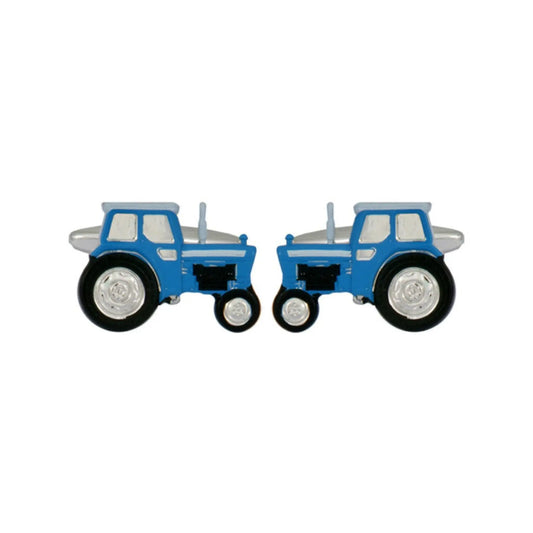 Buy Dalaco Tractor Cufflinks - Blue | Cufflinkss at Woven Durham