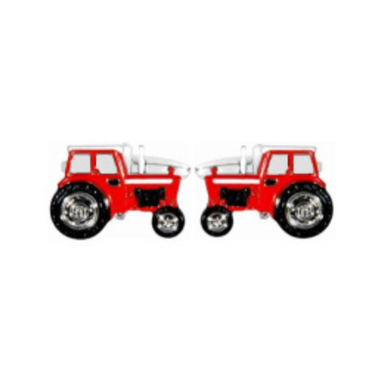 Buy Dalaco Tractor Cufflinks - Red | Cufflinkss at Woven Durham