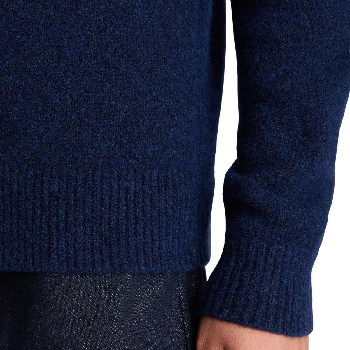 Buy Remus Uomo V-Neck Blue Sweater | Crew-Neck Jumperss at Woven Durham