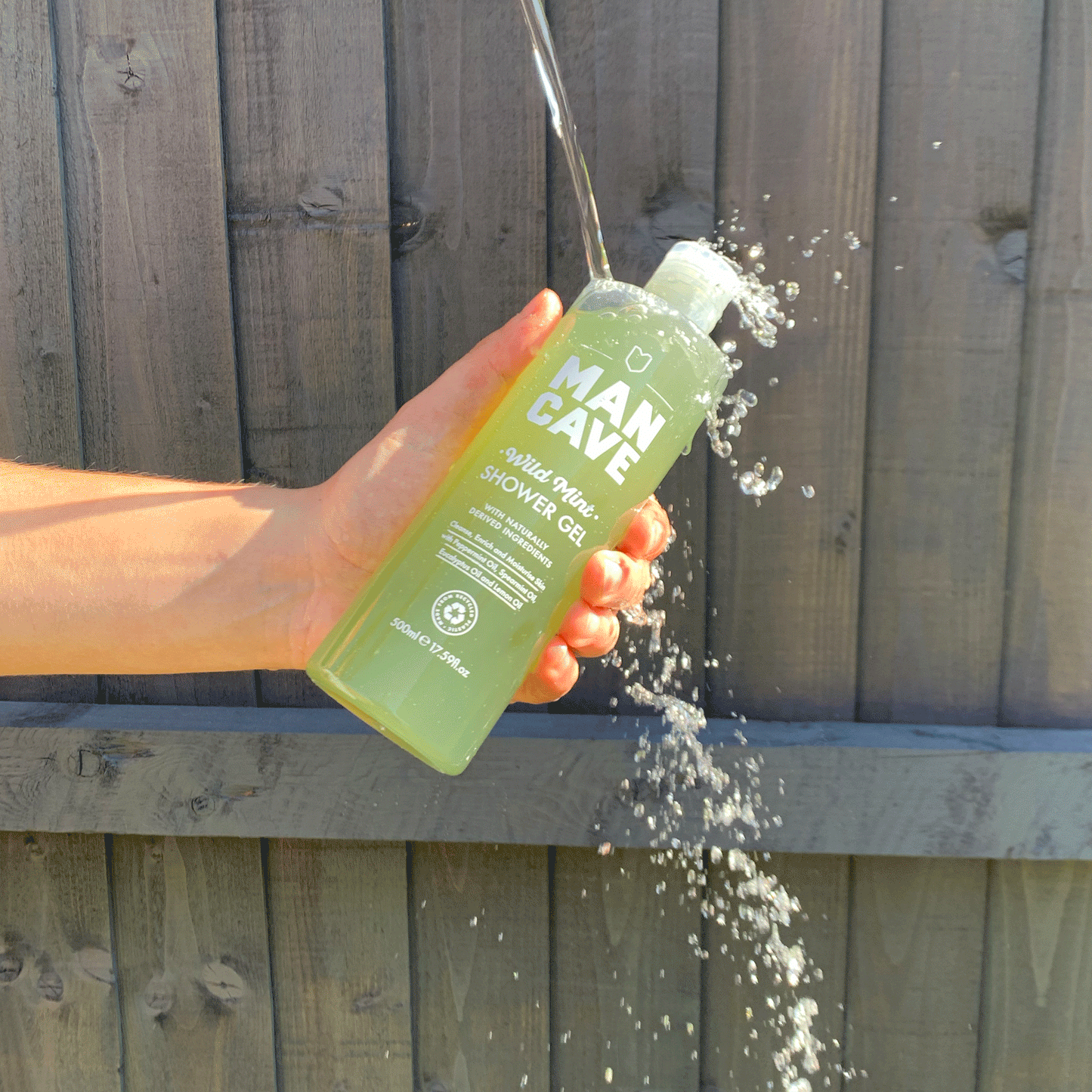 Buy ManCave Wild Mint Shower Gel 500ml, Gifts for Him, Mens Shower Gel | s at Woven Durham