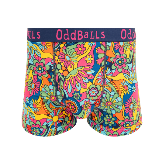 Buy OddBalls Wildflower - Mens Cotton Boxer Shorts | s at Woven Durham