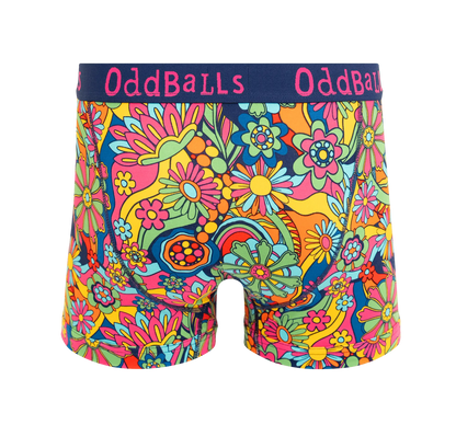 Buy OddBalls Wildflower - Mens Cotton Boxer Shorts | s at Woven Durham