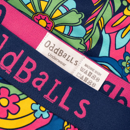 Buy OddBalls Wildflower - Mens Cotton Boxer Shorts | s at Woven Durham