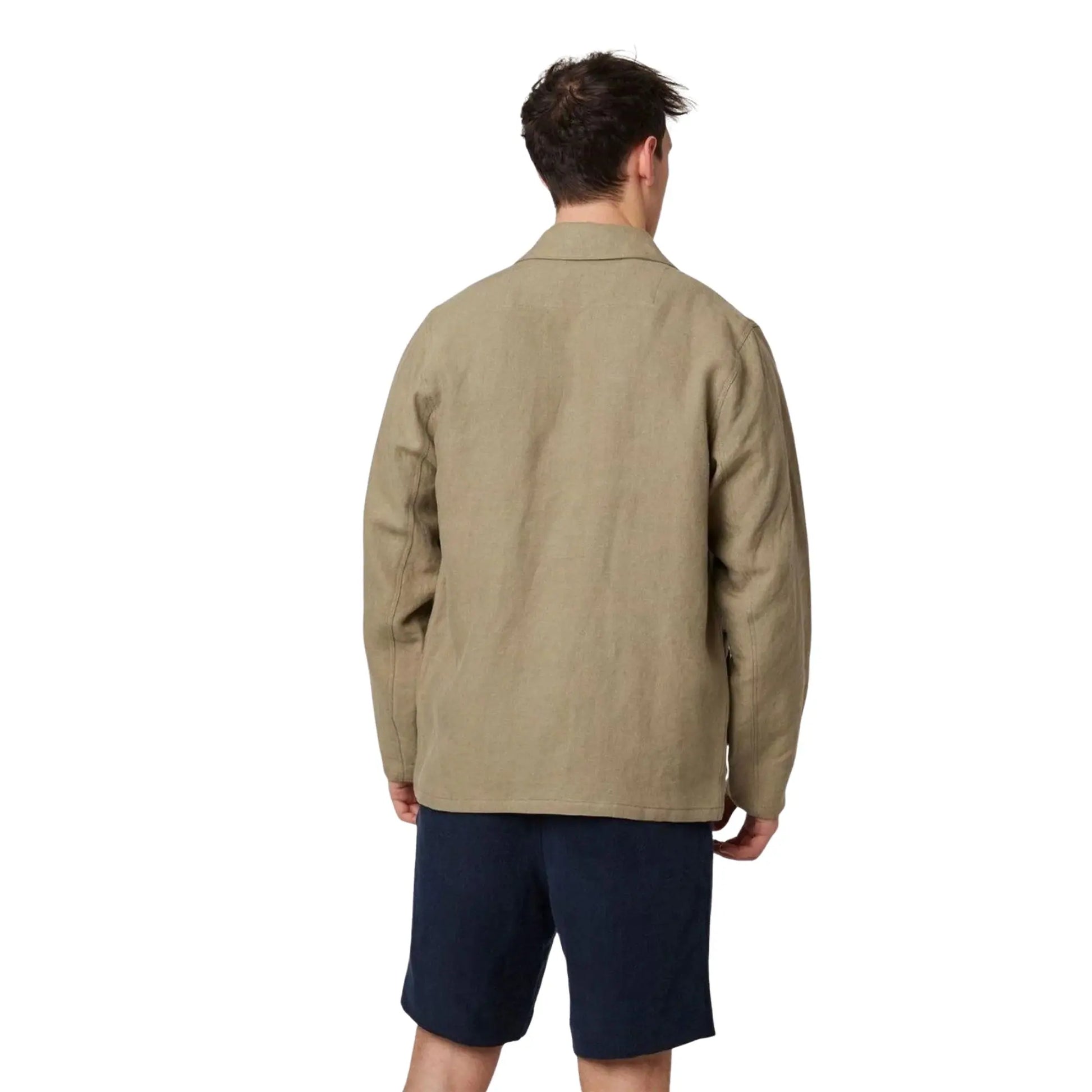 Buy Peregrine Windsor Linen Shacket - Sage | Overshirtss at Woven Durham