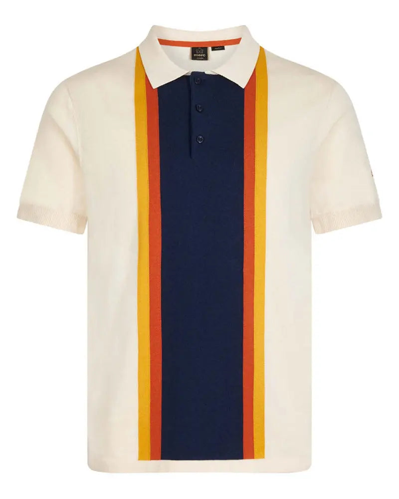 Derrick Knitted Polo - Vanilla Merc London