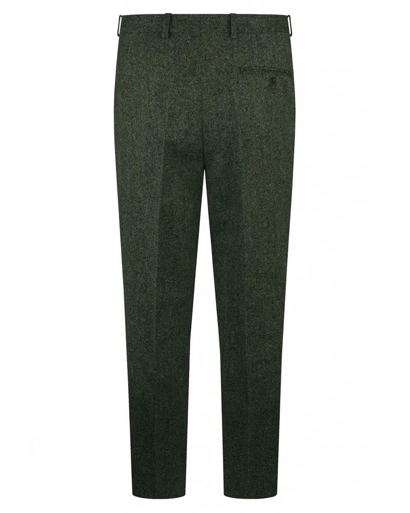 Donegal Suit Trouser - Green Torre