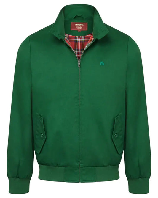 Buy Merc London Harrington Cotton Jacket - Green | Harrington Jacketss at Woven Durham