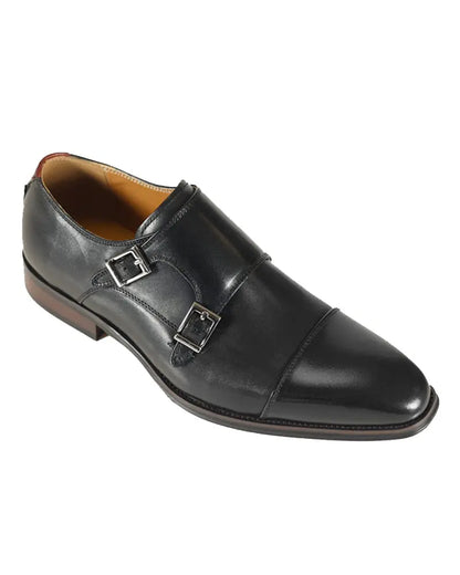 Buy Azor Lombardy Monk Shoes - Black | Monk Shoess at Woven Durham