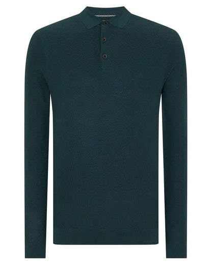 Long Sleeve Polo - Green Remus Uomo