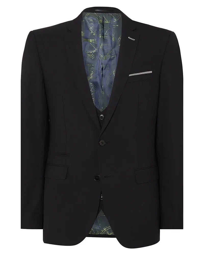 Luca Suit Jacket - Black Remus Uomo