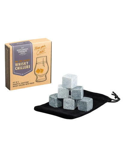 Buy Gentlemen's Hardware On The Rocks Chilling Whiskey Stones - Set of 6 | Whiskey Chillerss at Woven Durham