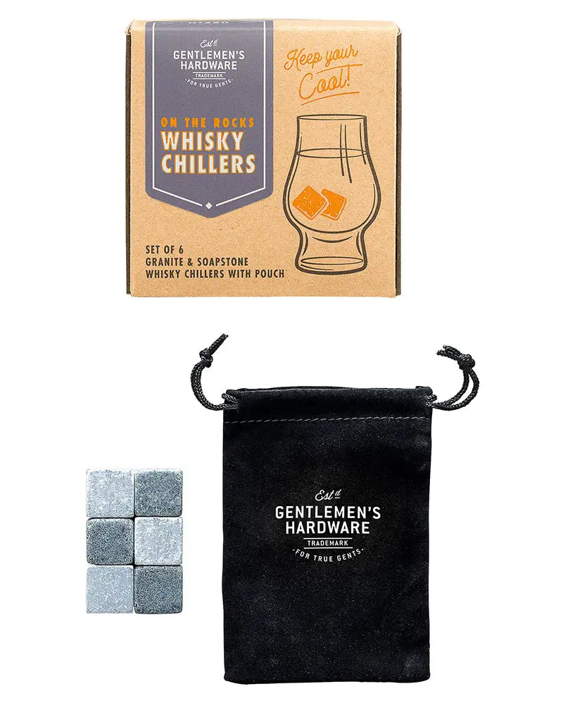 Buy Gentlemen's Hardware On The Rocks Chilling Whiskey Stones - Set of 6 | Whiskey Chillerss at Woven Durham