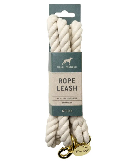 Rope Dog Leash - Natural / Green Field + Wander