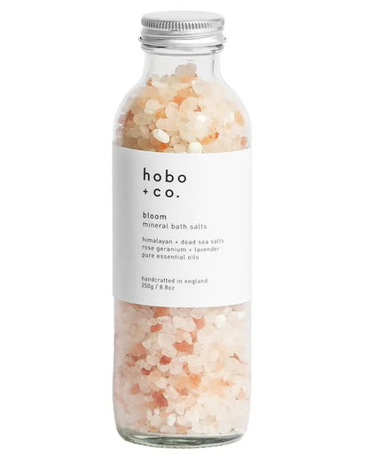 Buy Hobo + Co Rose Geranium and Lavender Mineral Bath Salts - Bloom | Bath Saltss at Woven Durham