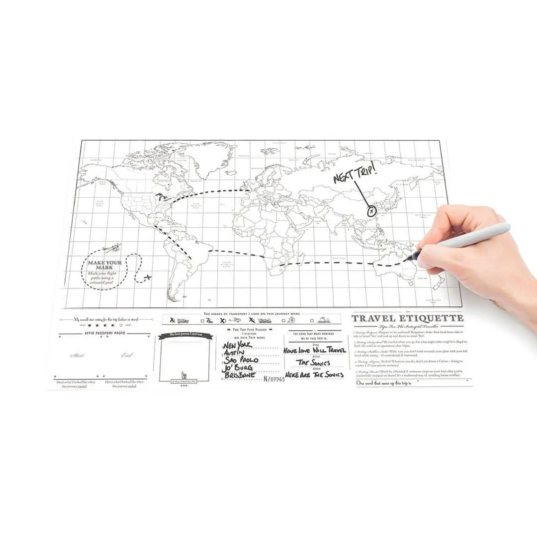 Scratch Map Original Travel Edition Luckies Of London