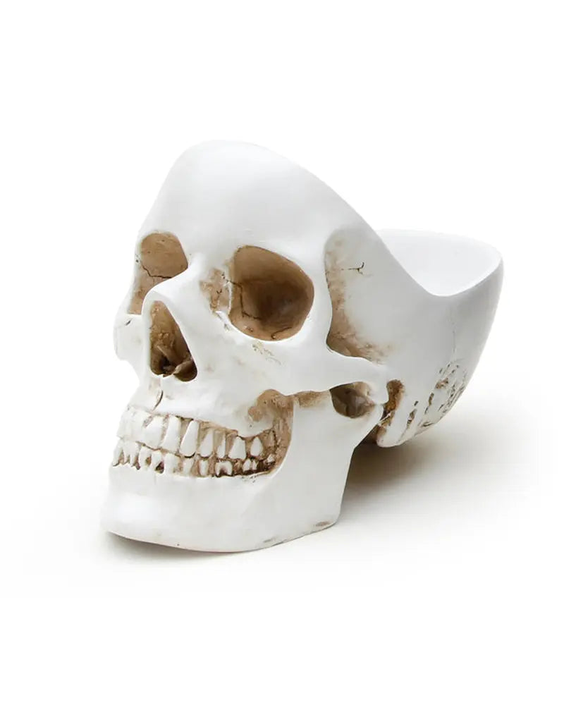 Skull Desk Tidy - White Suck UK