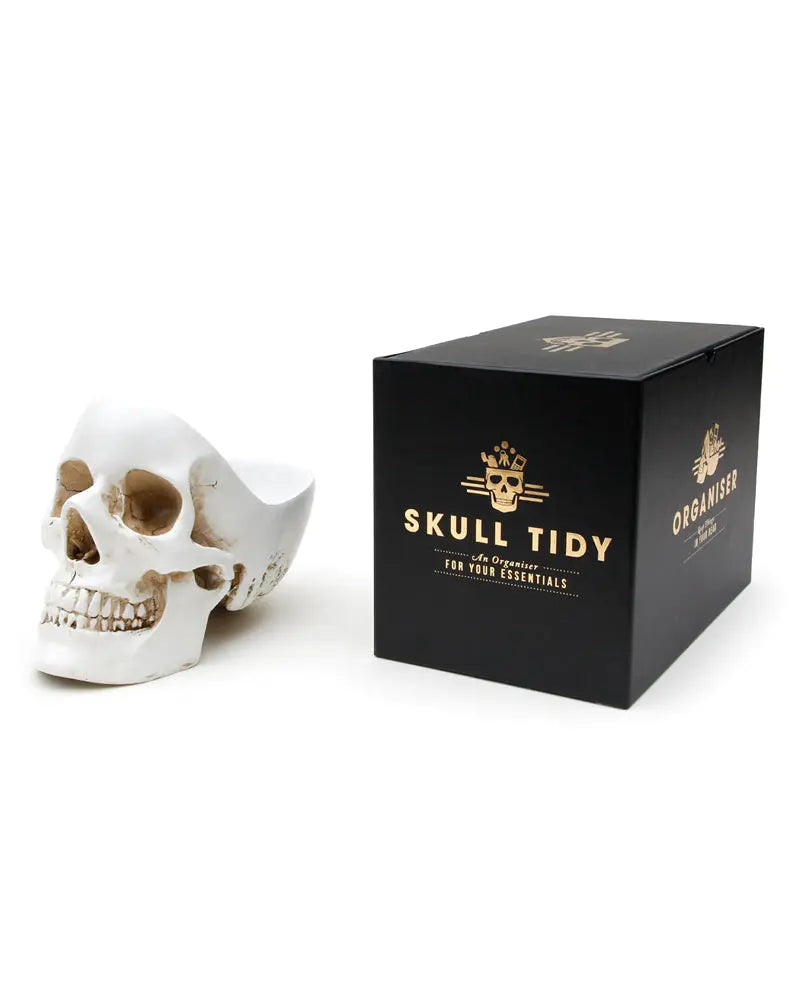 Skull Desk Tidy - White Suck UK