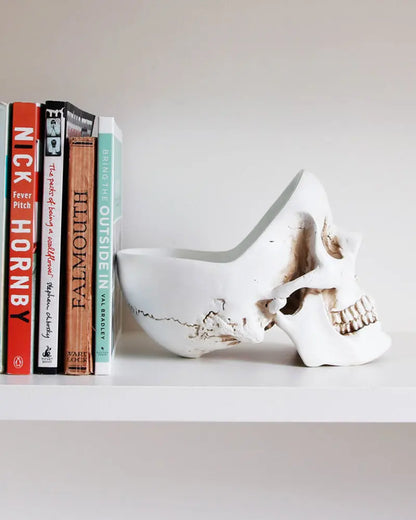 Skull Desk Tidy - White Suck UK