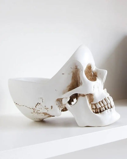 Skull Desk Tidy - White Suck UK