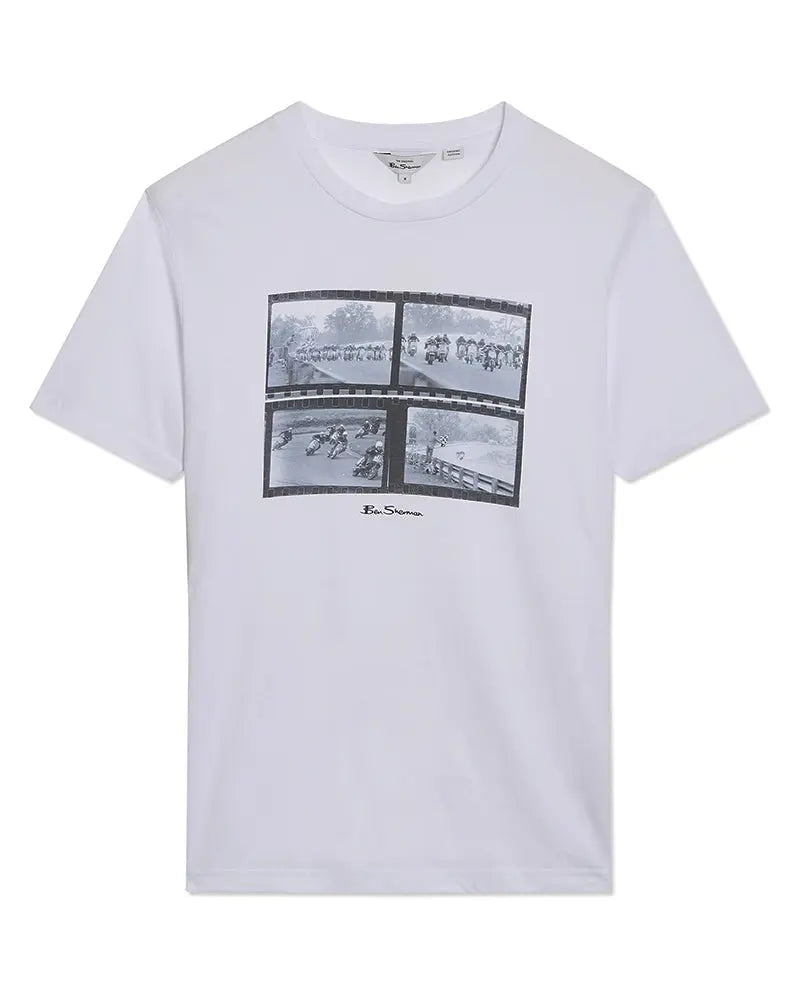 Start Line T-Shirt - White Ben Sherman