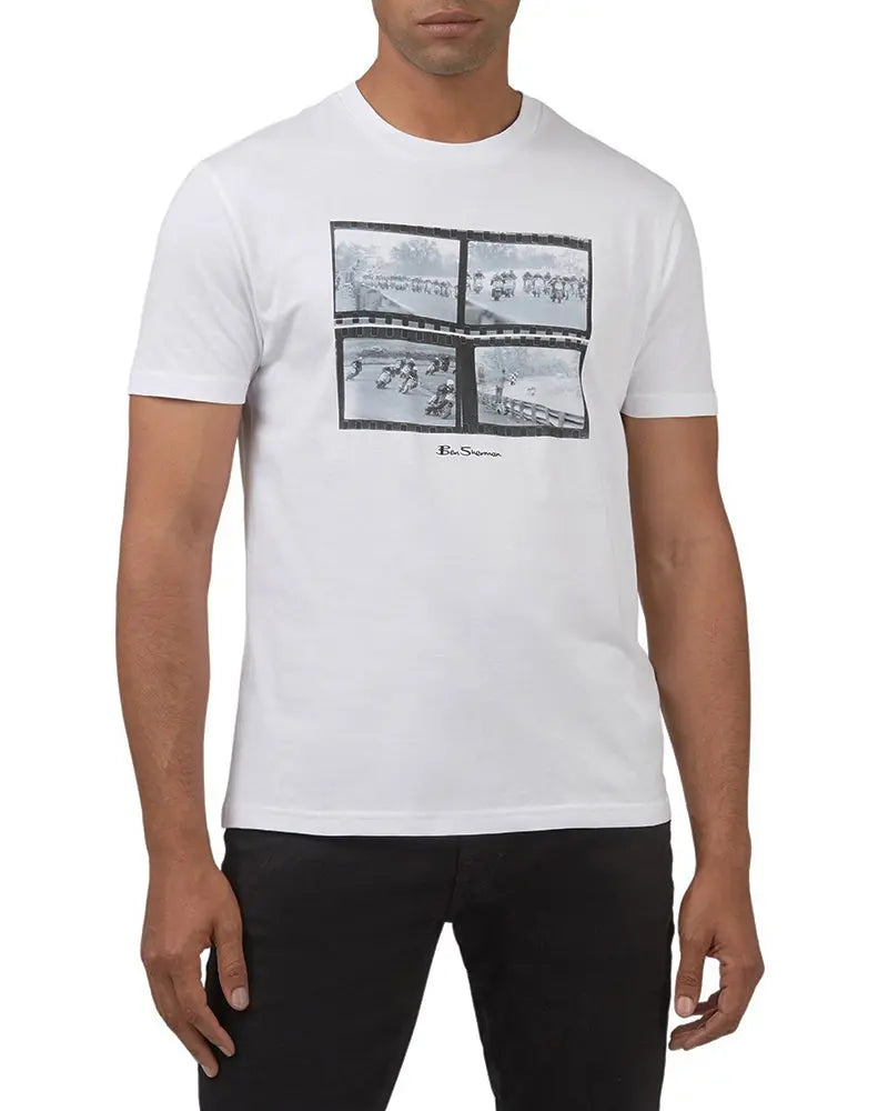 Start Line T-Shirt - White Ben Sherman