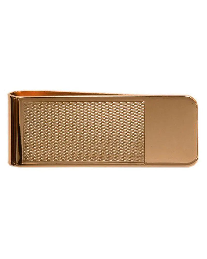 Textured Gold Money Clip Dalaco