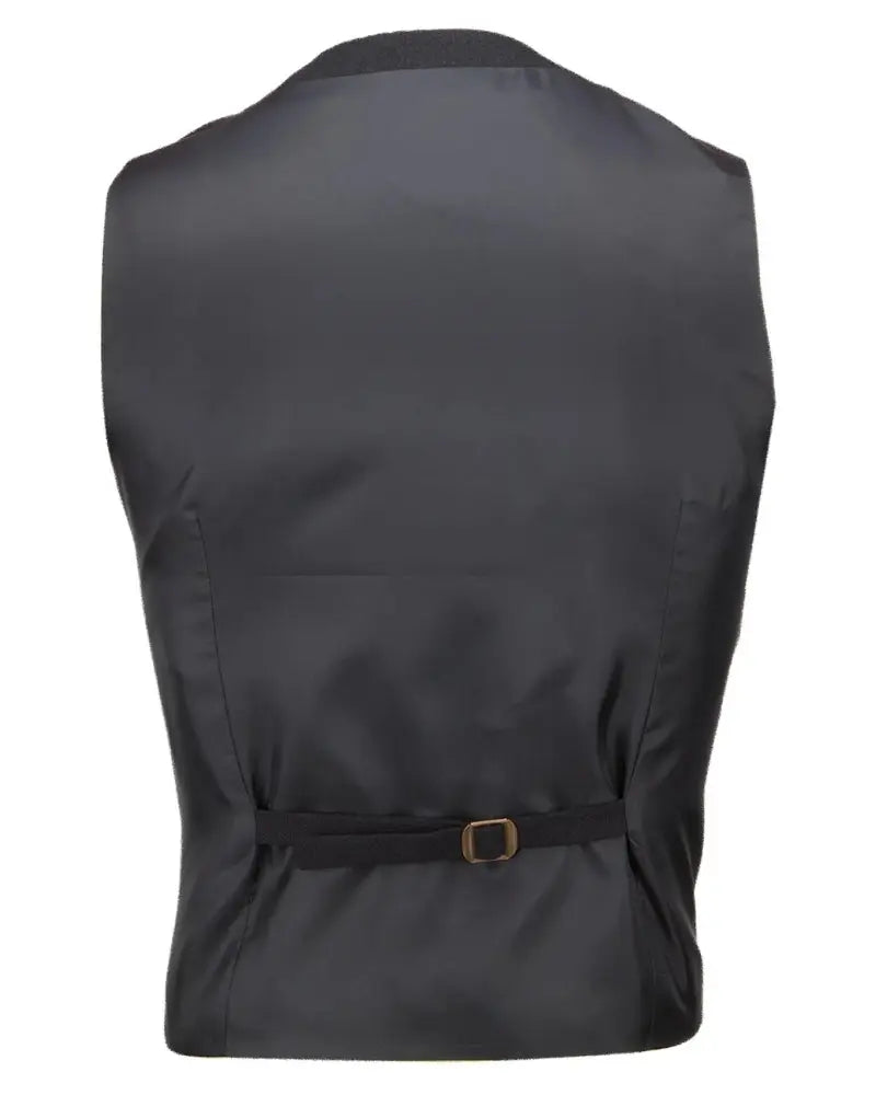 Buy Fratelli Textured Suit Waistcoat - Black | Suit Waistcoatss at Woven Durham