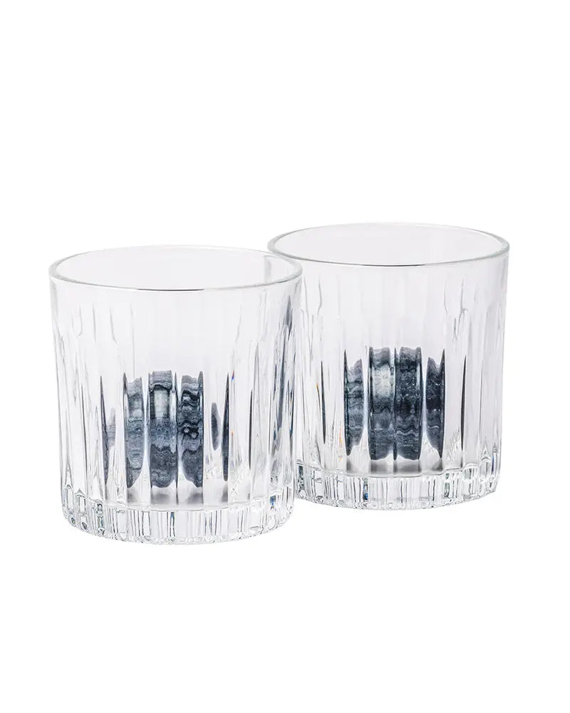 Buy Gentlemen's Hardware Whiskey Glass Gift Set with Whiskey Stones - Set of 2 | Tumblers at Woven Durham