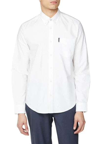 Ben Sherman White Signature Oxford Shirt From Woven Durham
