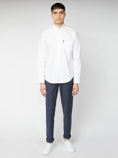 Ben Sherman White Signature Oxford Shirt From Woven Durham