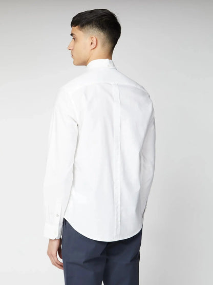 Ben Sherman White Signature Oxford Shirt From Woven Durham