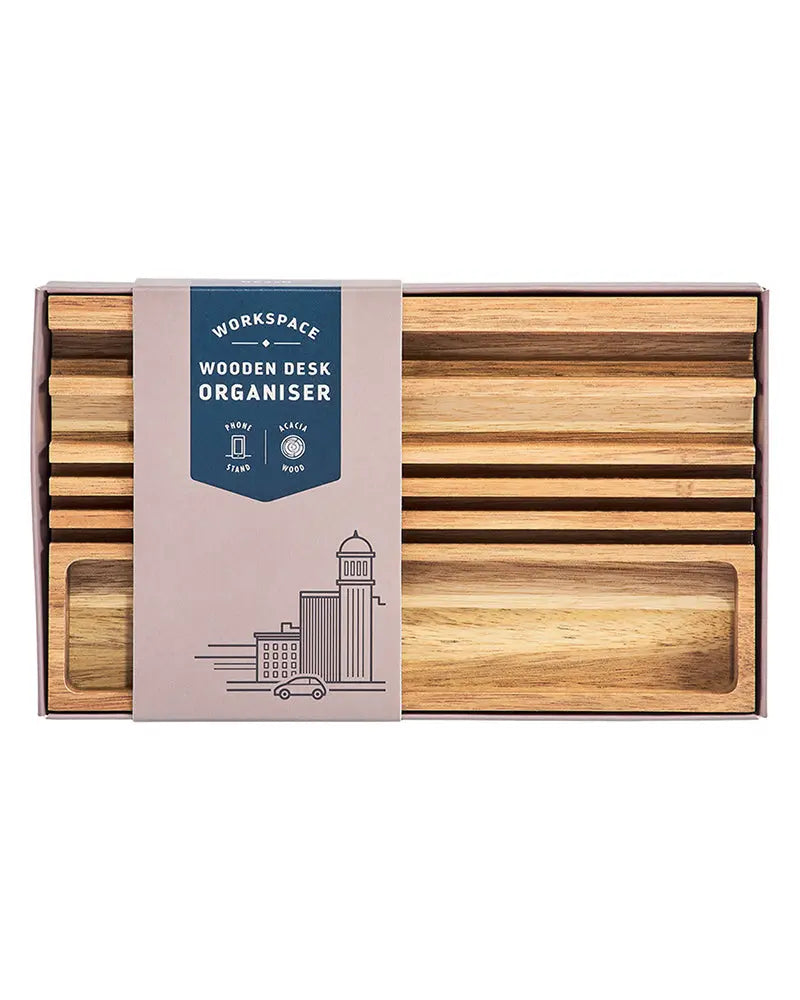 Buy Gentlemen's Hardware Wooden Desk Organiser | Desk Organisers at Woven Durham