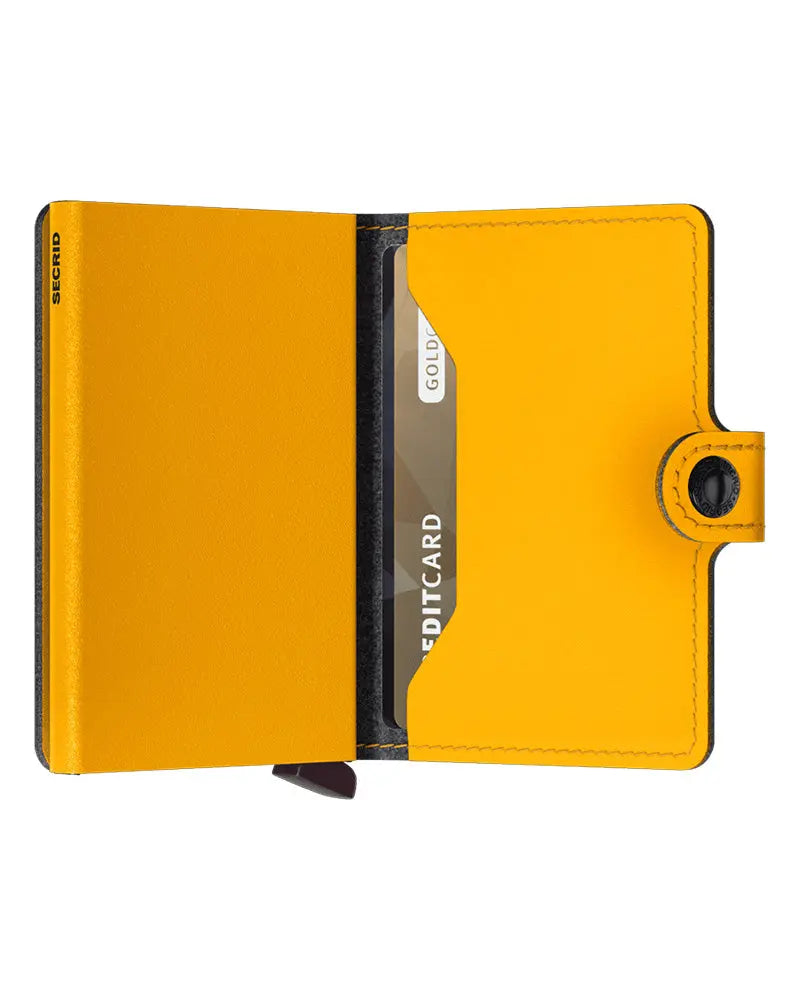 Yard Mini Wallet - Ochre Yellow Secrid